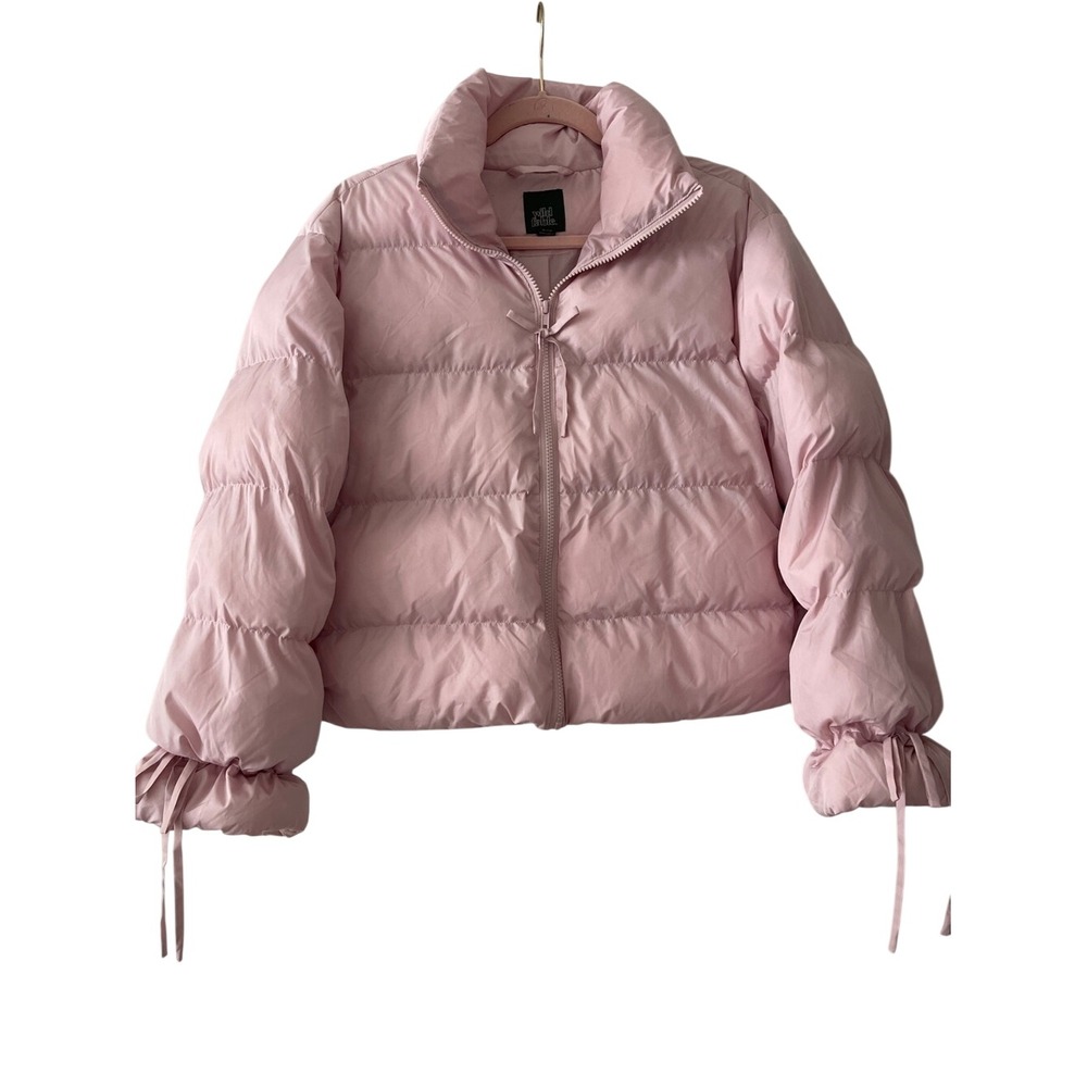 Wild Fable Pink Puffer Jacket Small NWOT